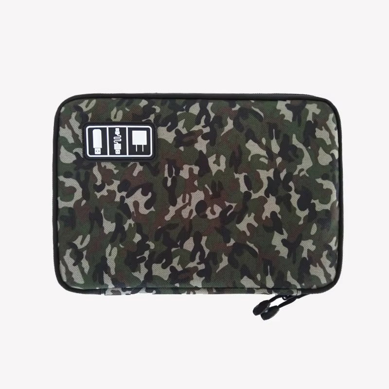 Premium Waterproof Travel Organizer Bag for Laptop Accessories – Compact Storage Case for External Hard Drive, Chargers, Cables, Headphones, SD Cards, U-Disk, Power Bank