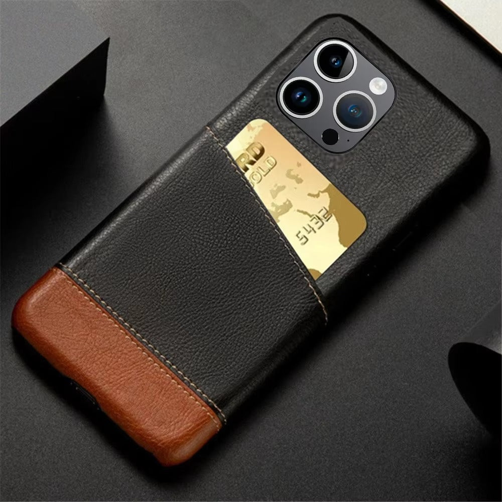 Luxury Apple iPhone Case, MagSafe Compatible, Camera Lens and Screen Protection, Ultra Thin, Shockproof, Magnetic, Full All Around Protection, Slim Leather Wallet Cover