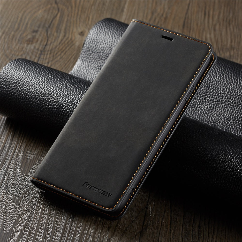 Thin Suede Leather Wallet iPhone Case – Flip Cover with Strong Magnet, Card Holder, and Premium Protection for iPhone Models