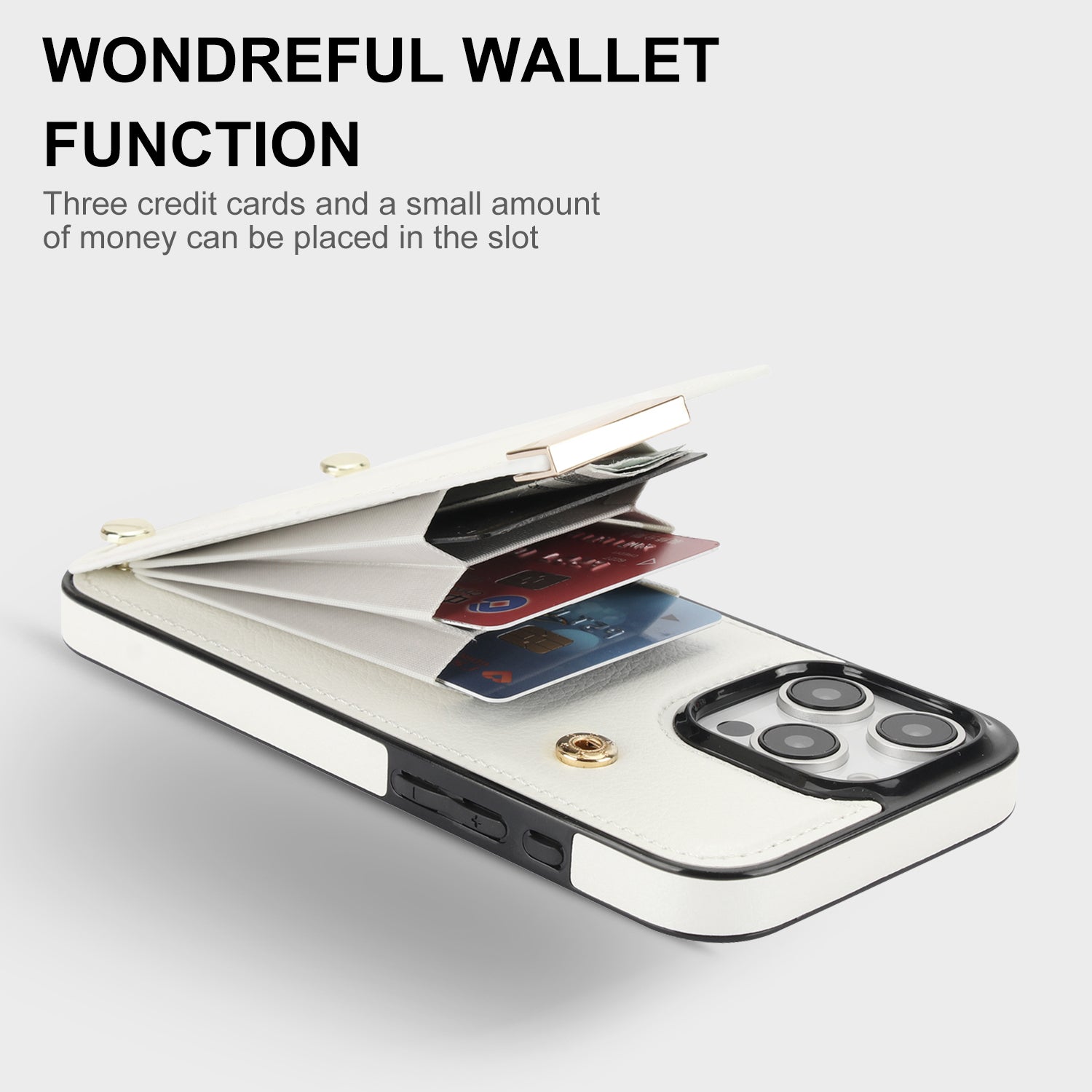 Shockproof Leather Wallet iPhone Case – Flip Cover with Card Holder, Secure Pocket, Durable Protection for iPhone Models