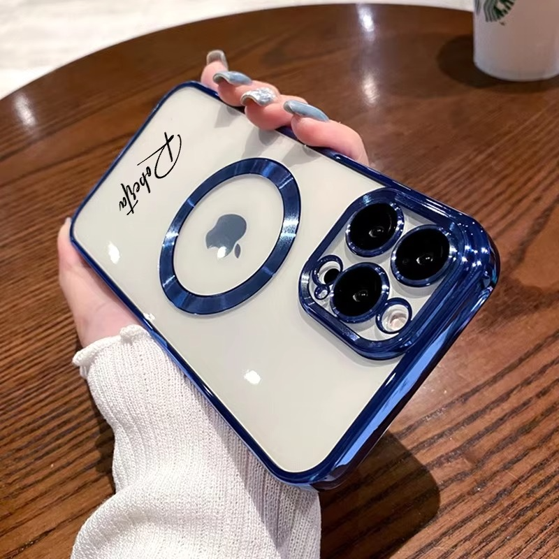 Luxury Apple iPhone Case, MagSafe Compatible, Camera Lens and Screen Protection, Ultra Thin, Shockproof, Magnetic, Full All