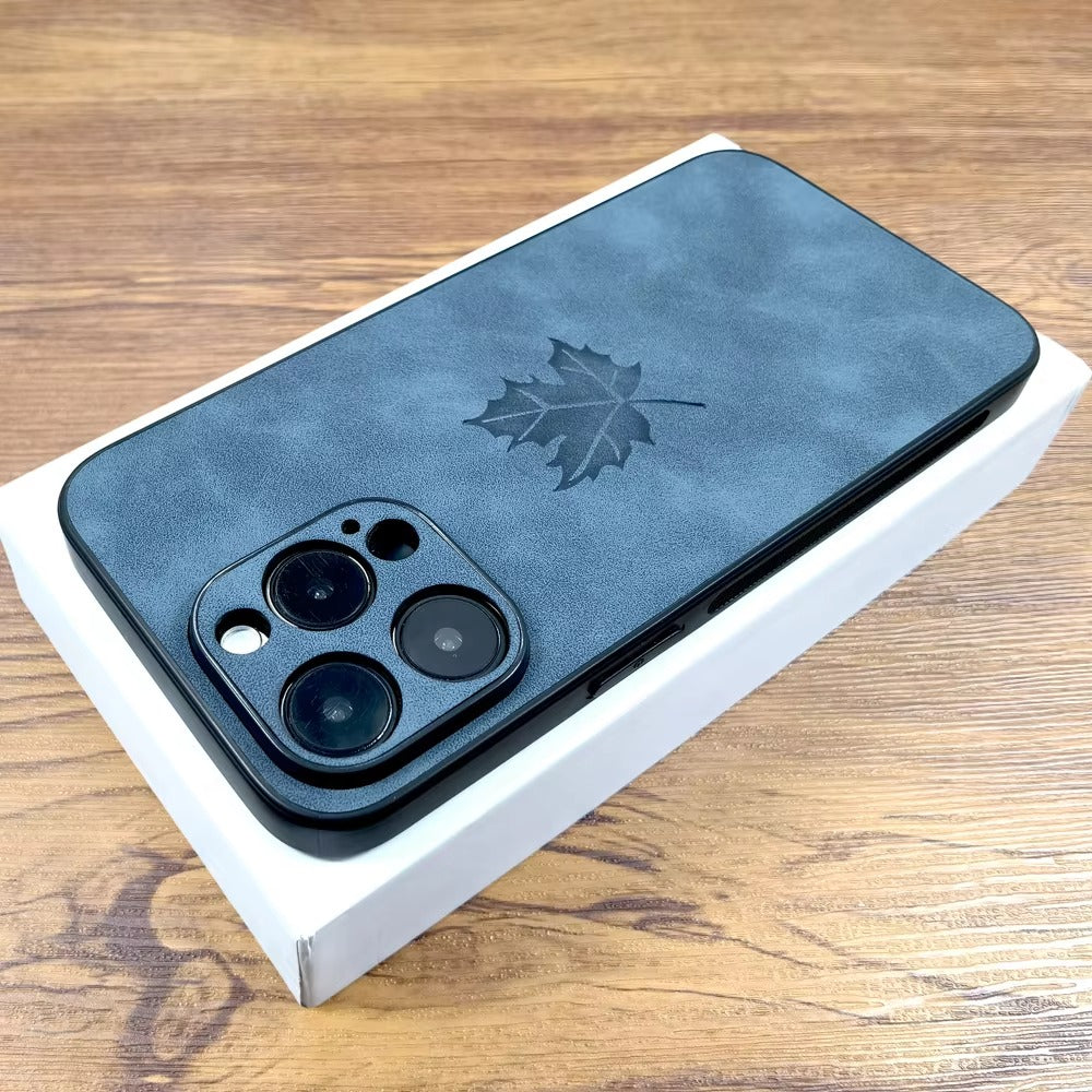 Premium Leather Retro iPhone Case – Comfortable Grip, Full Cover Protection, Stylish & Durable Design | Case for iPhone