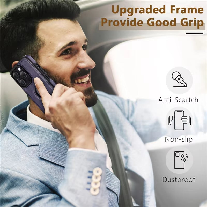 Premium Apple iPhone Case Camera Protection, Ultra Thin Shockproof Magnetic Full All Around Protection Cover Case for iPhone