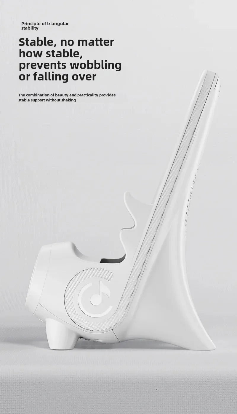 Premium Universal Wireless Charging Stand – 15W Fast Charger Dock with Cooling Hole Design, Phone Holder Function and Aromatherapy Feature for iPhone & Samsung