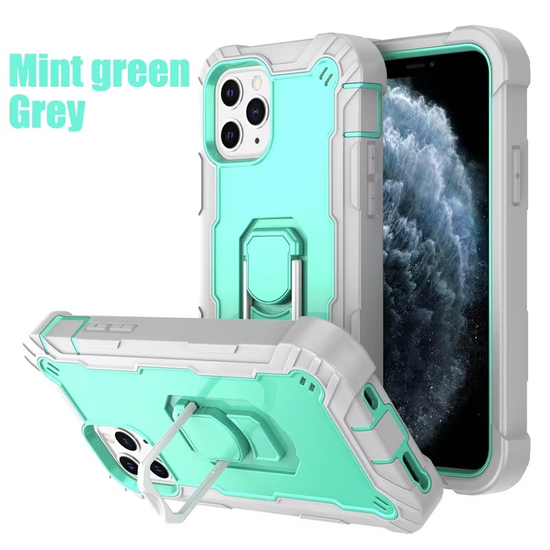 Robust Apple iPhone Case, MagSafe Compatible, Camera Lens and Screen Protection, Ultra Thin, Shockproof, Magnetic, Full All Around Protection, 360 Armor Kickstand Cover