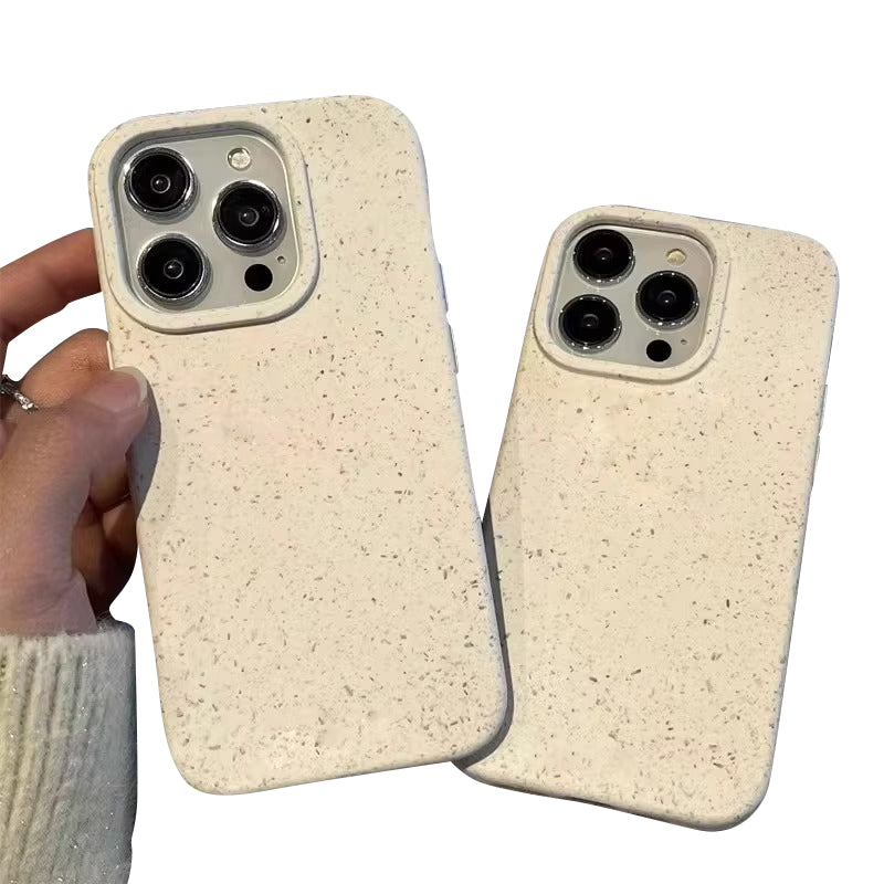 Premium Apple iPhone Case, MagSafe Compatible, Camera Lens and Screen Protection, Ultra Thin, Shockproof, Magnetic, Full All Around Protection, Eco Wheat Silicone Cover