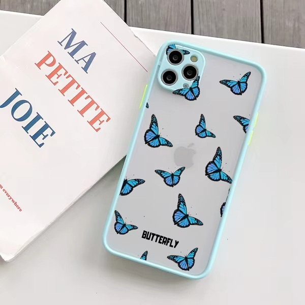 Luxury Apple iPhone Case, MagSafe Compatible, Camera Lens and Screen Protection, Ultra Thin, Shockproof, Magnetic, Full All Around Protection, Clear Butterfly Soft Cover