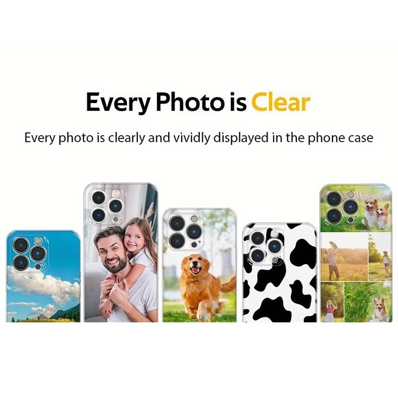 Premium Apple iPhone Case, MagSafe Compatible, Camera Lens and Screen Protection, Ultra Thin, Shockproof, Magnetic, Full All Around Protection, Custom Photo TPU Cover