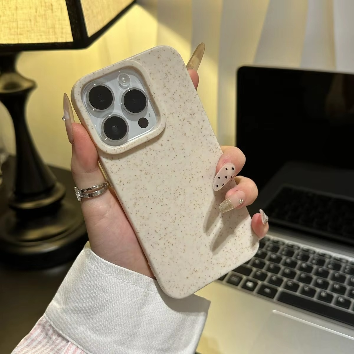 Premium Apple iPhone Case, MagSafe Compatible, Camera Lens and Screen Protection, Ultra Thin, Shockproof, Magnetic, Full All Around Protection, Biodegradable Wheat Straw Cover