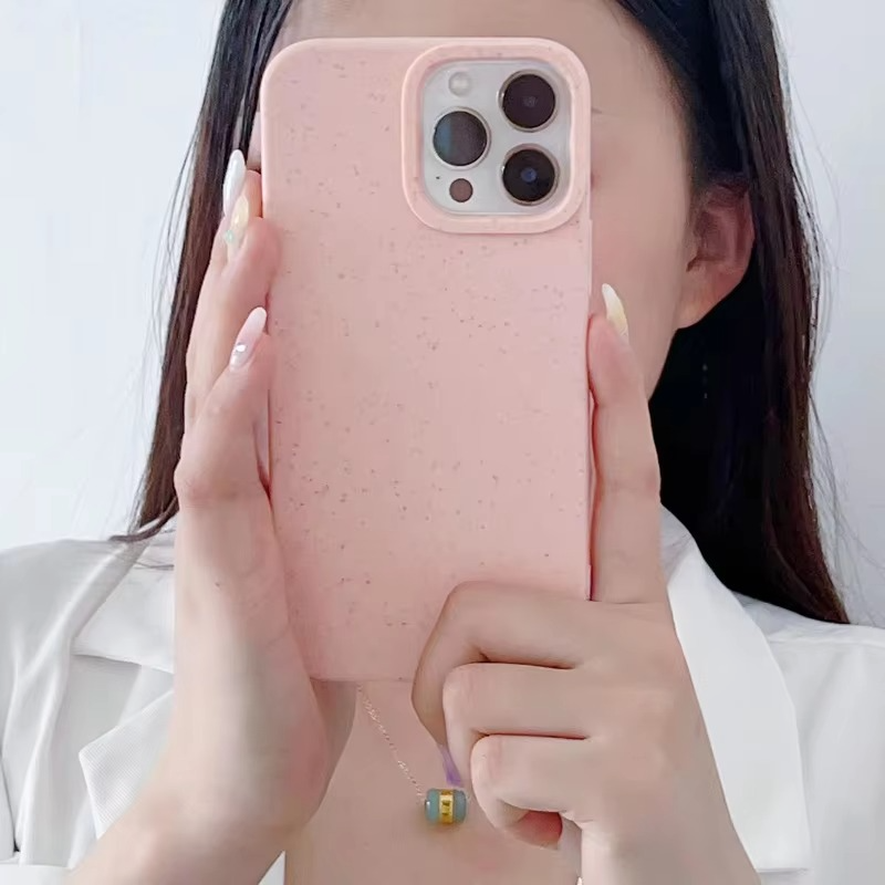 Premium Apple iPhone Case, MagSafe Compatible, Camera Lens and Screen Protection, Ultra Thin, Shockproof, Magnetic, Full All Around Protection, Biodegradable Wheat Straw Cover