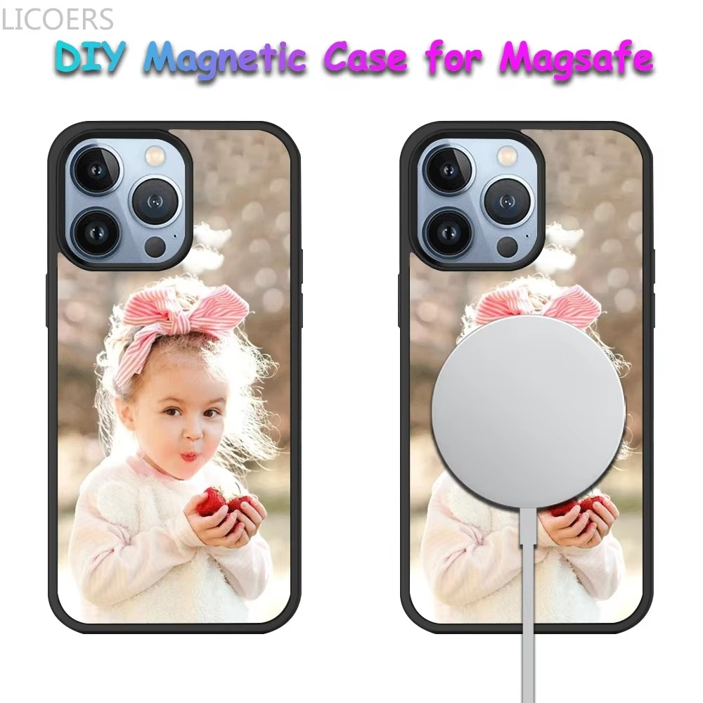 Premium Apple iPhone Case, MagSafe Compatible, Camera Lens and Screen Protection, Ultra Thin, Shockproof, Magnetic, Full All Around Protection, Custom Acrylic Photo Cover
