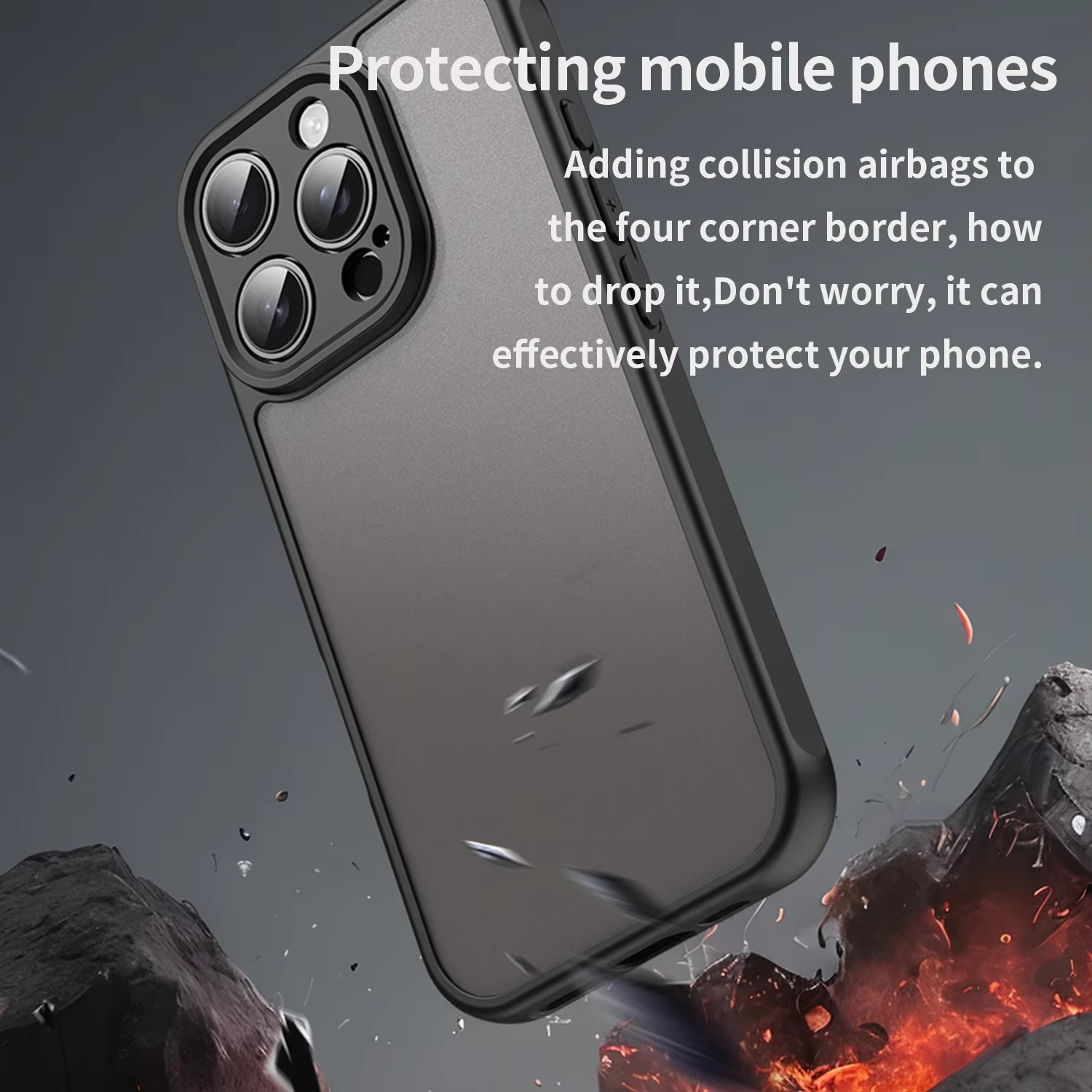 Premium Apple iPhone Case, MagSafe Compatible, Camera Lens and Screen Protection, Ultra Thin, Shockproof, Magnetic, Full All Around Protection, Silicone Matte Back Cover