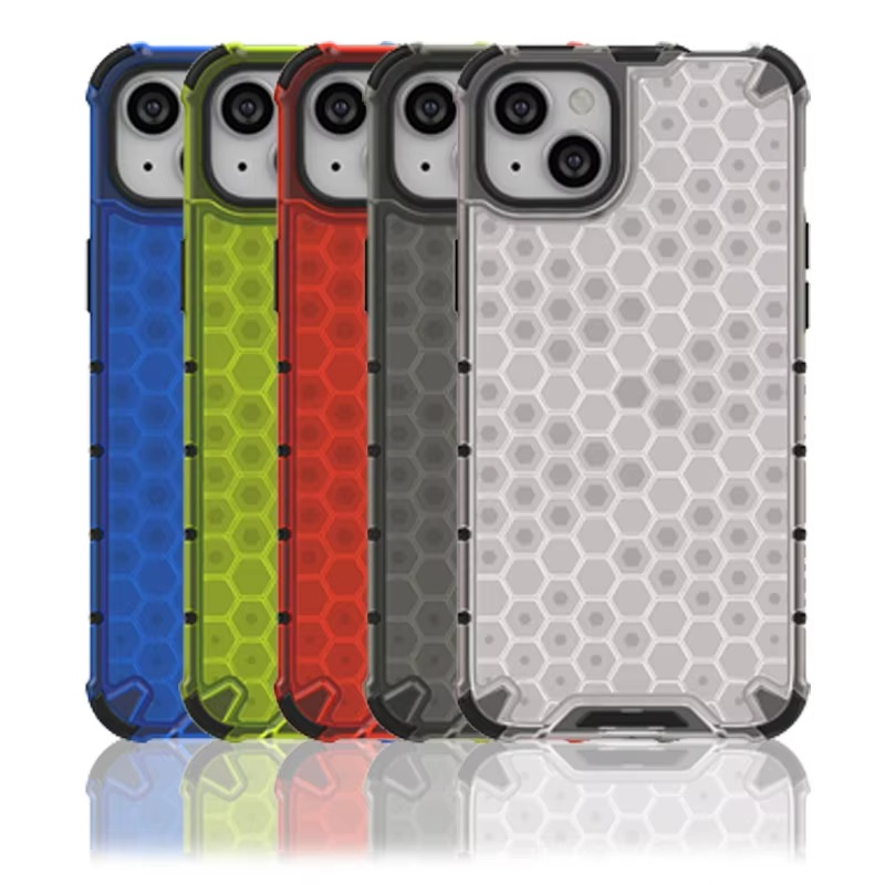 Robust Apple iPhone Case, MagSafe Compatible, Camera Lens and Screen Protection, Ultra Thin, Shockproof, Magnetic, Full All Around Protection, Honeycomb Hybrid Armor Cover