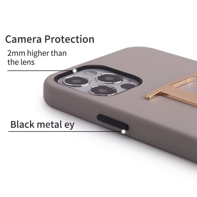 Premium Apple iPhone Case, MagSafe Compatible, Camera Lens and Screen Protection, Ultra Thin, Shockproof, Magnetic, Full All Around Protection, Genuine Leather Name Cover