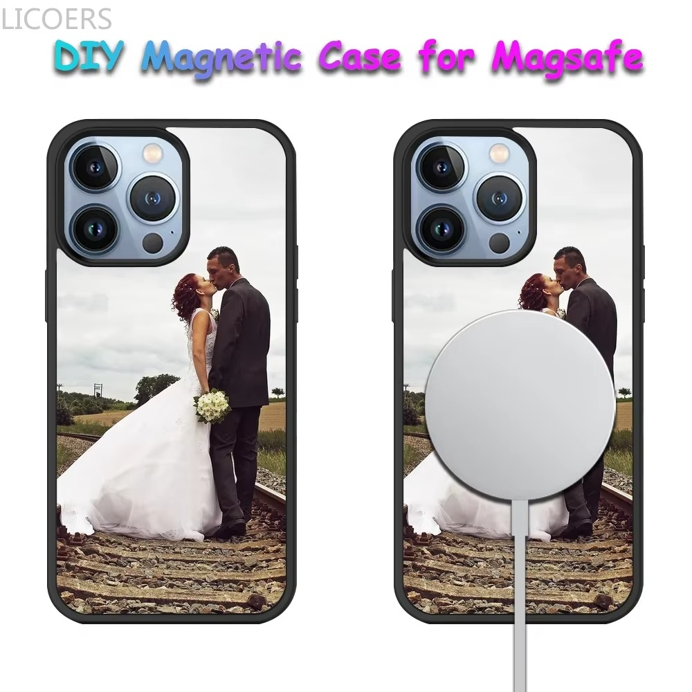 Premium Apple iPhone Case, MagSafe Compatible, Camera Lens and Screen Protection, Ultra Thin, Shockproof, Magnetic, Full All Around Protection, Custom Acrylic Photo Cover
