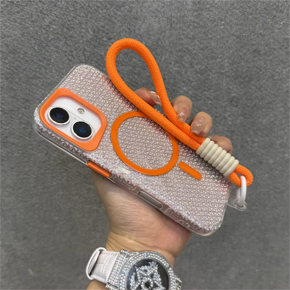 High Quality Apple iPhone Case, MagSafe Compatible, Camera Lens and Screen Protection, Ultra Thin, Shockproof, Magnetic, Full All Around Protection, Colorful Glitter Cover