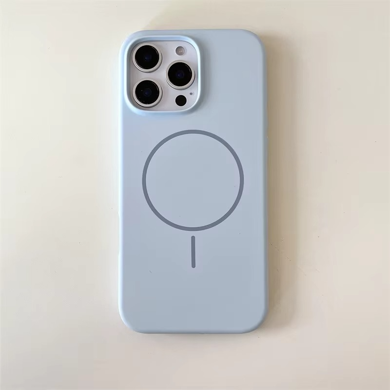 Luxury Apple iPhone Case, MagSafe Compatible, Camera Lens and Screen Protection, Ultra Thin, Shockproof, Magnetic, Full All Around Protection, Smooth Ring Silicone Cover