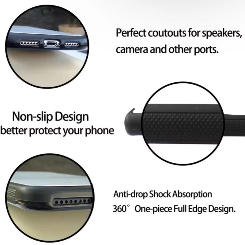 Premium Apple iPhone Case, MagSafe Compatible, Camera Lens and Screen Protection, Ultra Thin, Shockproof, Magnetic, Full All Around Protection, Eco Vegan Magnetic Cover