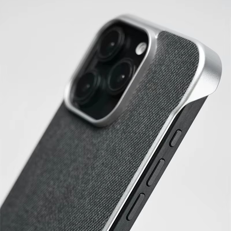 Premium Apple iPhone Case, MagSafe Compatible, Camera Lens and Screen Protection, Ultra Thin, Shockproof, Magnetic, Full All Around Protection, Canvas Fabric Hard Cover