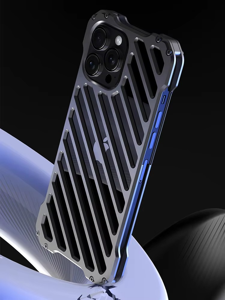 Premium Apple iPhone Case, MagSafe Compatible, Camera Lens and Screen Protection, Ultra Thin, Shockproof, Magnetic, Full All Around Protection, Heavy Duty Alloy Shell