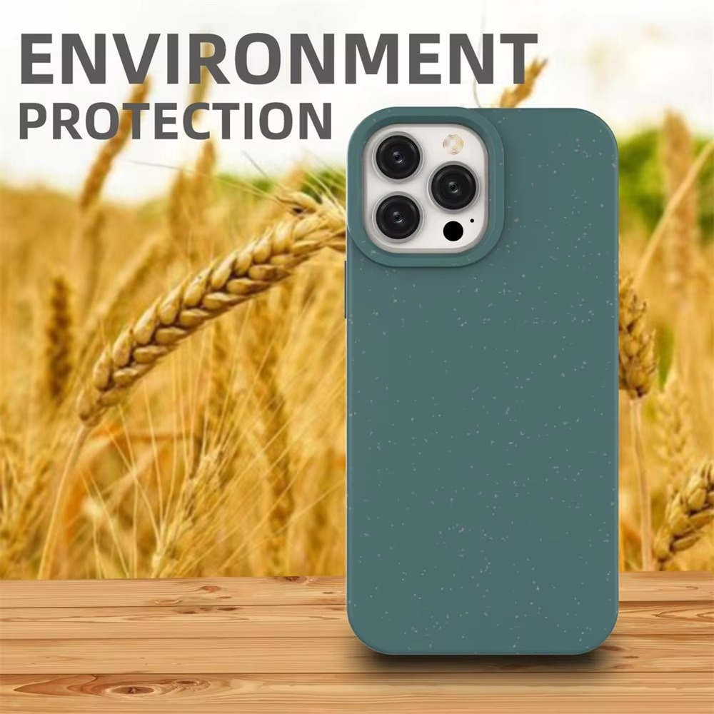 Premium Apple iPhone Case, MagSafe Compatible, Camera Lens and Screen Protection, Ultra Thin, Shockproof, Magnetic, Full All Around Protection, Biodegradable Wheat Straw Cover