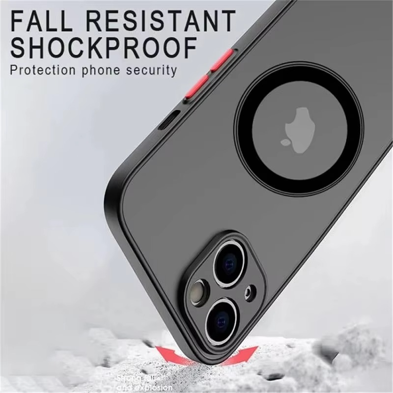 Robust Apple iPhone Case, MagSafe Compatible, Camera Lens and Screen Protection, Ultra Thin, Shockproof, Magnetic, Full All Around Protection, Custom Armor Hard Cover