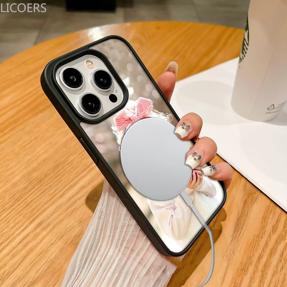 Premium Apple iPhone Case, MagSafe Compatible, Camera Lens and Screen Protection, Ultra Thin, Shockproof, Magnetic, Full All Around Protection, Custom Photo Magnetic Cover