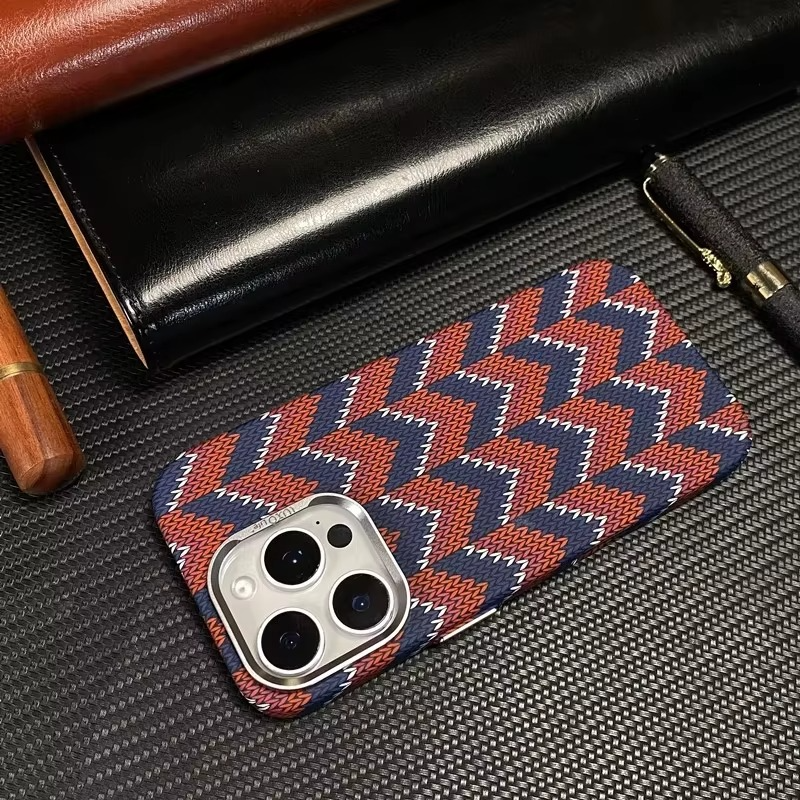 Premium Apple iPhone Case, MagSafe Compatible, Camera Lens and Screen Protection, Ultra Thin, Shockproof, Magnetic, Full All Around Protection, Nordic Sweater Hard Cover