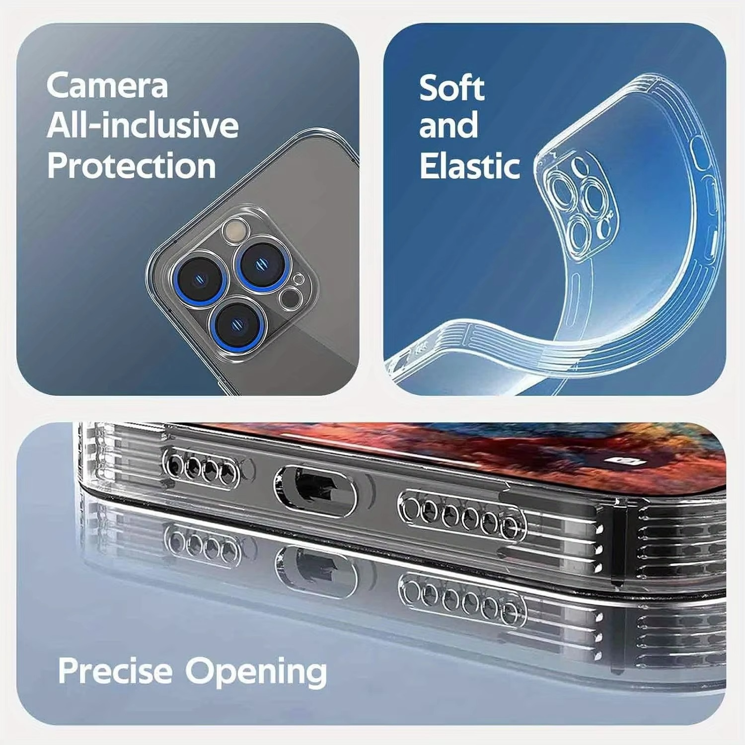 Premium Apple iPhone Case, MagSafe Compatible, Camera Lens and Screen Protection, Ultra Thin, Shockproof, Magnetic, Full All Around Protection, Custom Photo TPU Cover