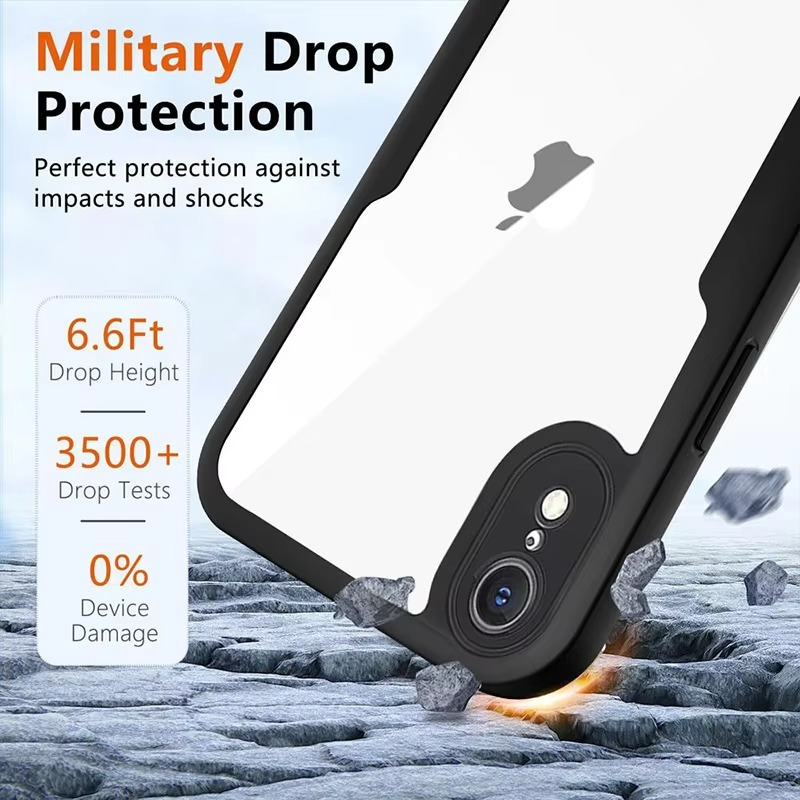 Robust Apple iPhone Case, MagSafe Compatible, Camera Lens and Screen Protection, Ultra Thin, Shockproof, Magnetic, Full All Around Protection, 360 Clear Rugged Shield Cover