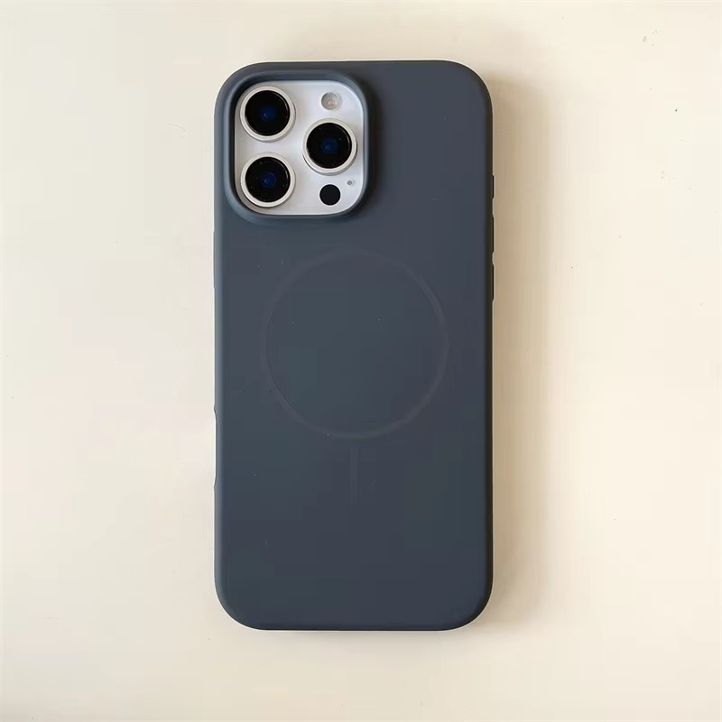 Luxury Apple iPhone Case, MagSafe Compatible, Camera Lens and Screen Protection, Ultra Thin, Shockproof, Magnetic, Full All Around Protection, Smooth Ring Silicone Cover