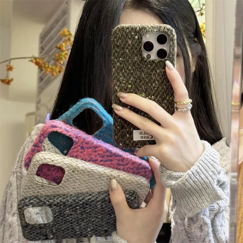 Luxury Apple iPhone Case, MagSafe Compatible, Camera Lens and Screen Protection, Ultra Thin, Shockproof, Magnetic, Full All Around Protection, Velvet Fabric Soft Cover