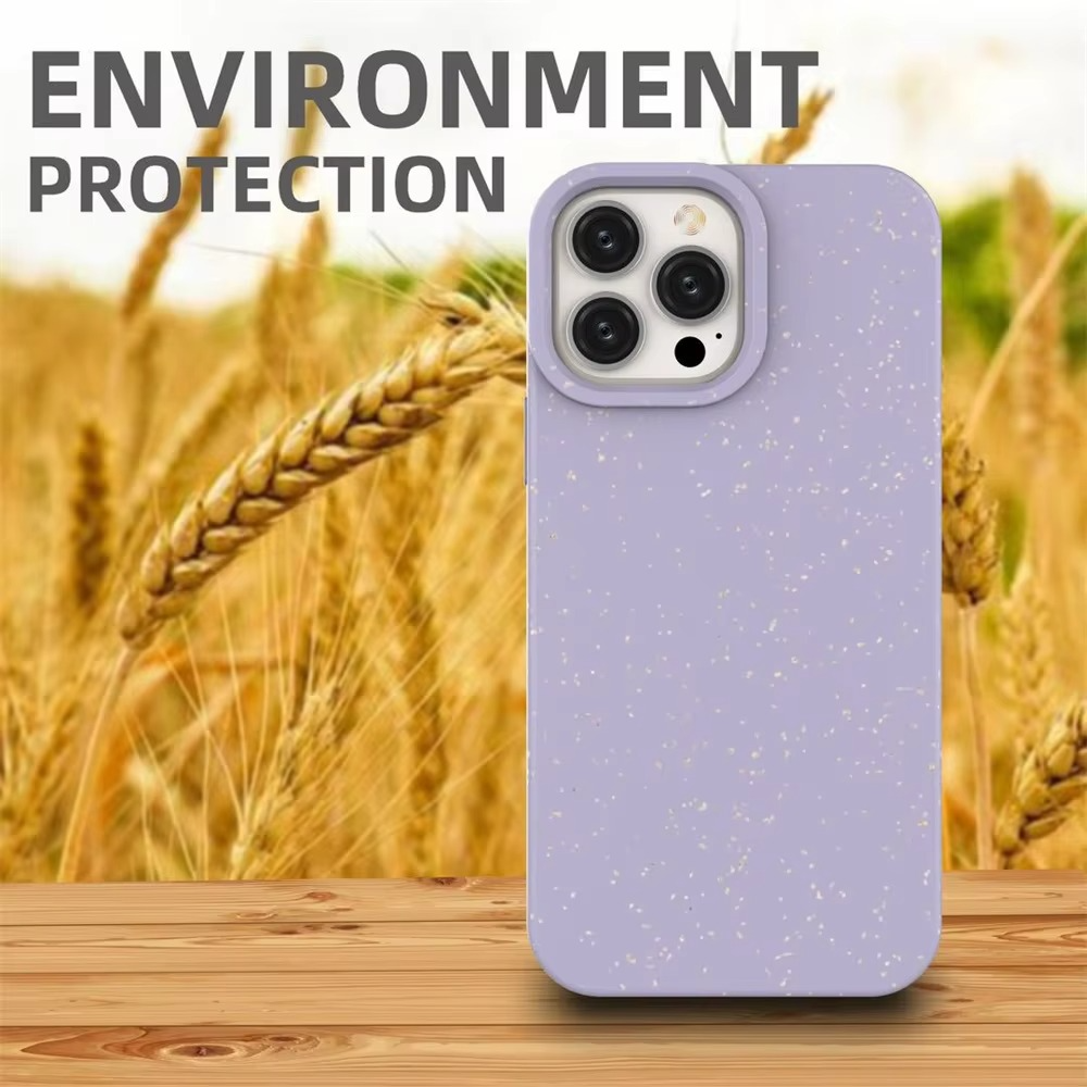 Premium Apple iPhone Case, MagSafe Compatible, Camera Lens and Screen Protection, Ultra Thin, Shockproof, Magnetic, Full All Around Protection, Biodegradable Wheat Straw Cover