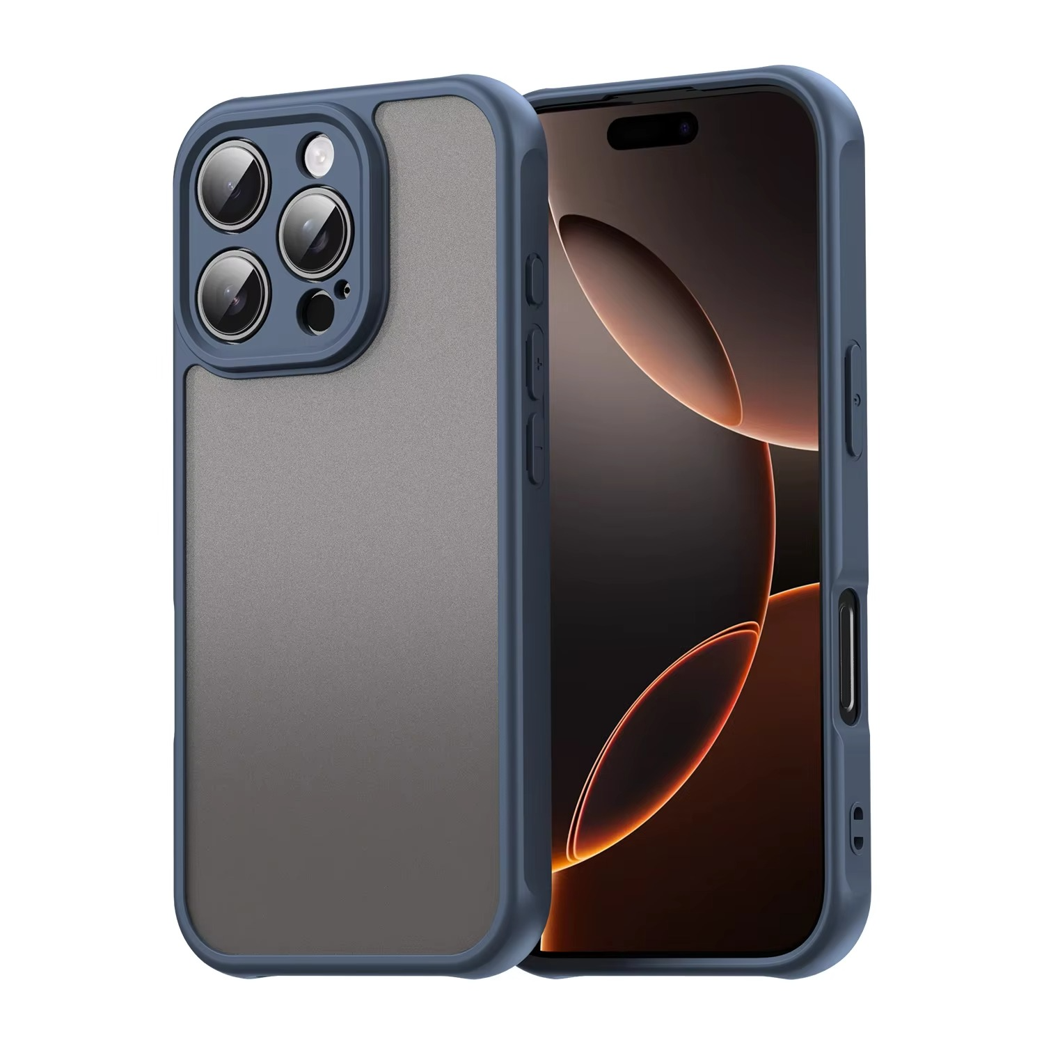 Premium Apple iPhone Case, MagSafe Compatible, Camera Lens and Screen Protection, Ultra Thin, Shockproof, Magnetic, Full All Around Protection, Silicone Matte Back Cover