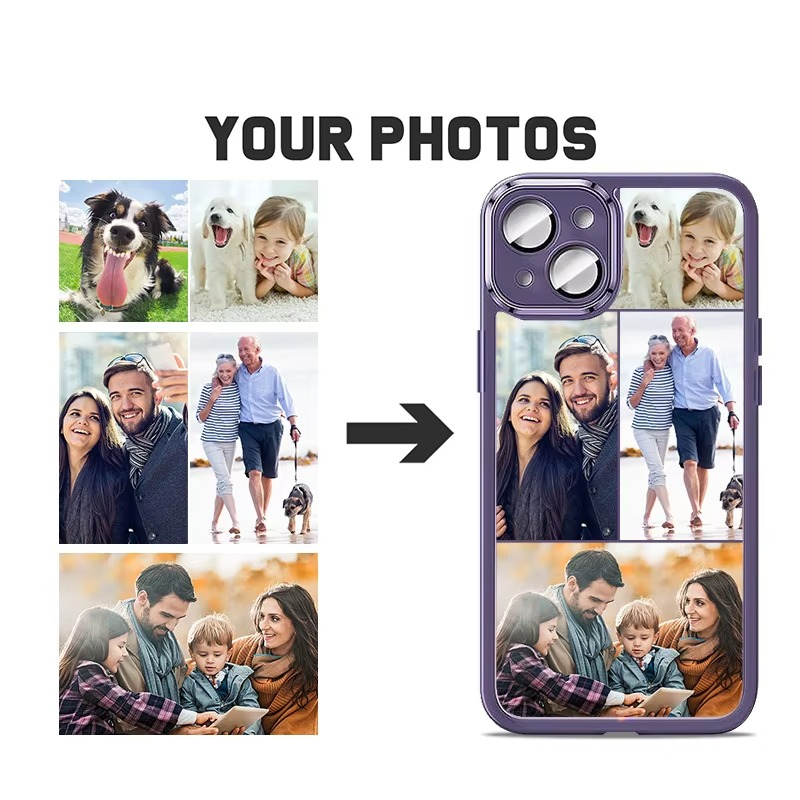 Premium Apple iPhone Case, MagSafe Compatible, Camera Lens and Screen Protection, Ultra Thin, Shockproof, Magnetic, Full All Around Protection, Custom Photo TPU Cover