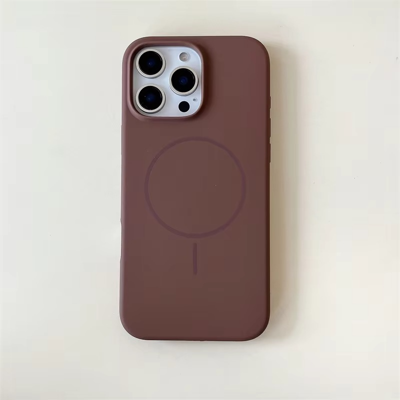 Luxury Apple iPhone Case, MagSafe Compatible, Camera Lens and Screen Protection, Ultra Thin, Shockproof, Magnetic, Full All Around Protection, Smooth Ring Silicone Cover