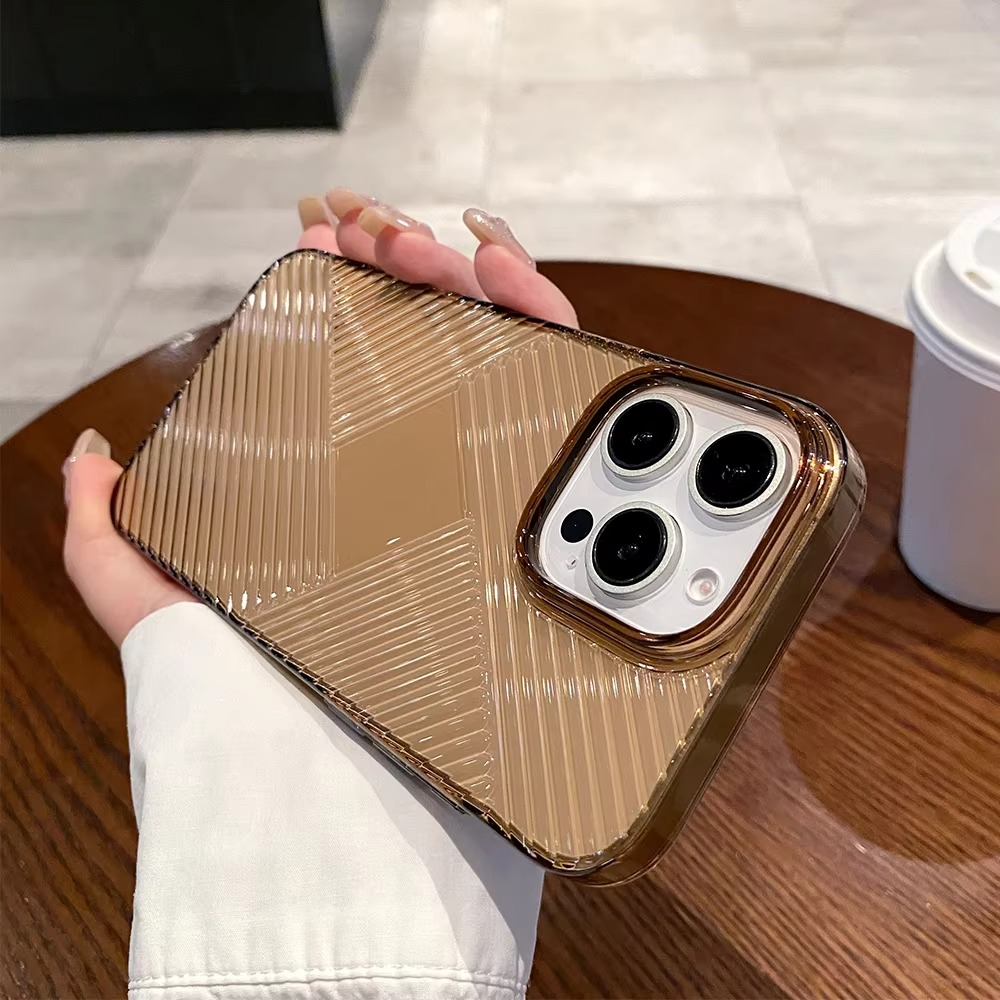 Luxury Apple iPhone Case, MagSafe Compatible, Camera Lens and Screen Protection, Ultra Thin, Shockproof, Magnetic, Full All Around Protection, Geometric Clear Bumper Cover