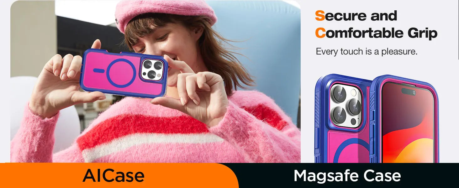 Heavy Duty Shockproof iPhone Case – Rugged Protective Cover with Kickstand, Anti-Scratch, Full-Body Protection for iPhone Models