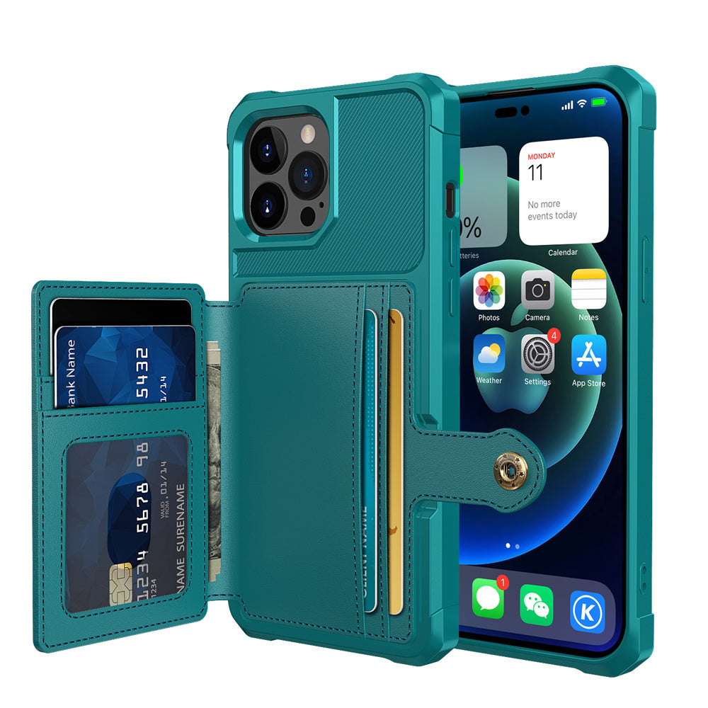 Premium Magnetic Wallet iPhone Case – Stand, Card Slot, Anti-Drop Protection, Stylish & Durable Cover | Case for iPhone