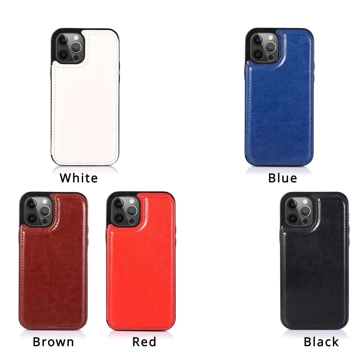 Luxury Wallet Flip iPhone Case – Cover with Card Slots, Secure Magnetic Closure, and Full Protection for Ultimate Convenience