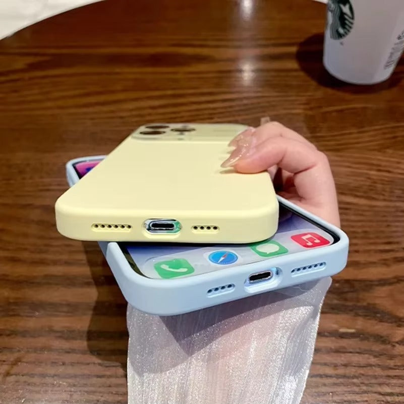 Luxury Apple iPhone Case MagSafe Compatible, Camera Lens & Screen Protection Cover with Silicone Matte Soft Finish