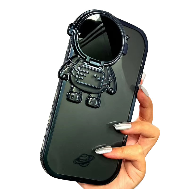 Premium Apple iPhone Case, MagSafe Compatible, Camera Lens and Screen Protection, Ultra Thin, Shockproof, Magnetic, Full All Around Protection, Astronaut Stand Clear Cover