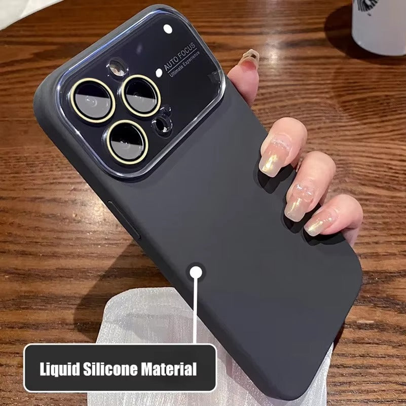 Luxury Apple iPhone Case MagSafe Compatible, Camera Lens & Screen Protection Cover with Silicone Matte Soft Finish