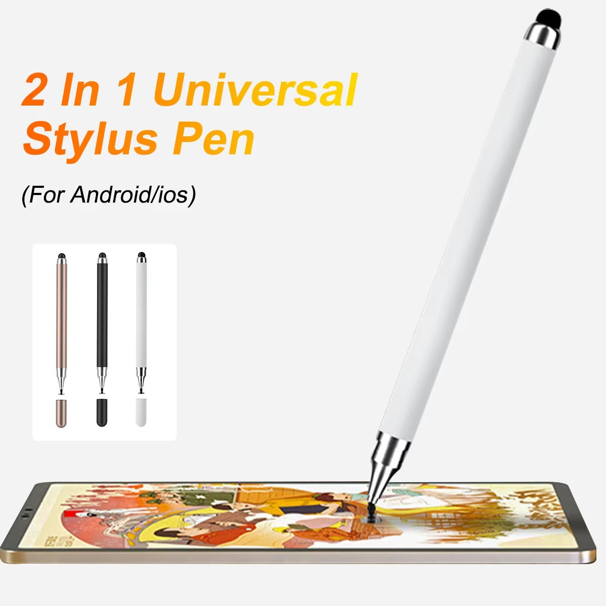 Premium 2-in-1Pen for iPhone & iPad – Capacitive Touch Pencil with Drawing, Writing, and Screen Navigation on Apple Devices