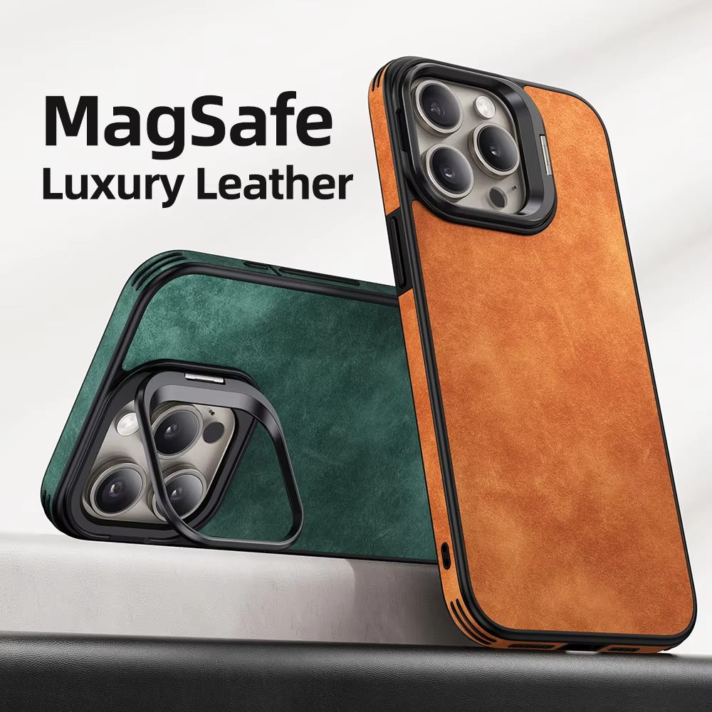 Luxury Apple iPhone Case MagSafe Compatible, Camera Lens Protection, Screen Protection, Ultra Thin Shockproof Case for iPhone