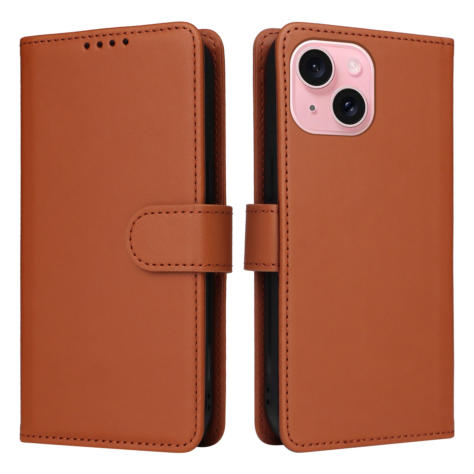 Luxury 2-in-1 Detachable Wallet iPhone Case – Magnetic Leather Folio, Card Holder, Kickstand, Secure Clasp, Stylish & Durable Protection