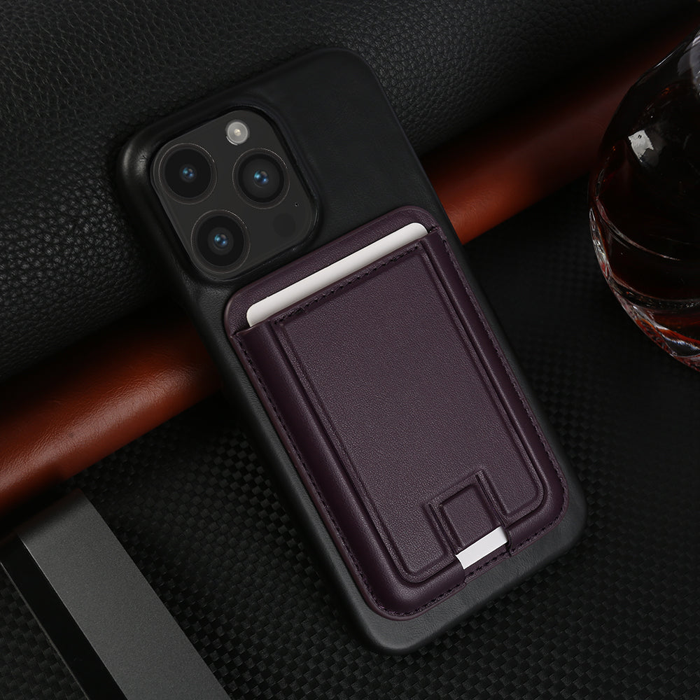 Luxury MagSafe Wallet iPhone Case– Genuine Leather, Magnetic Wireless Charging, Card Holder, Shockproof Protection, Premium Design for iPhone Models