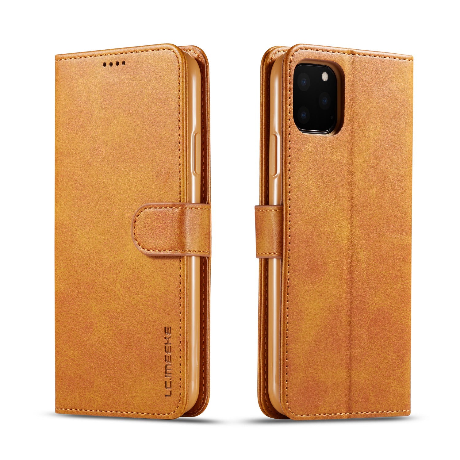 Luxury Leather Wallet iPhone Case – Flip Cover with Card Slot, Magnetic Closure, and Premium Protection for iPhone Models