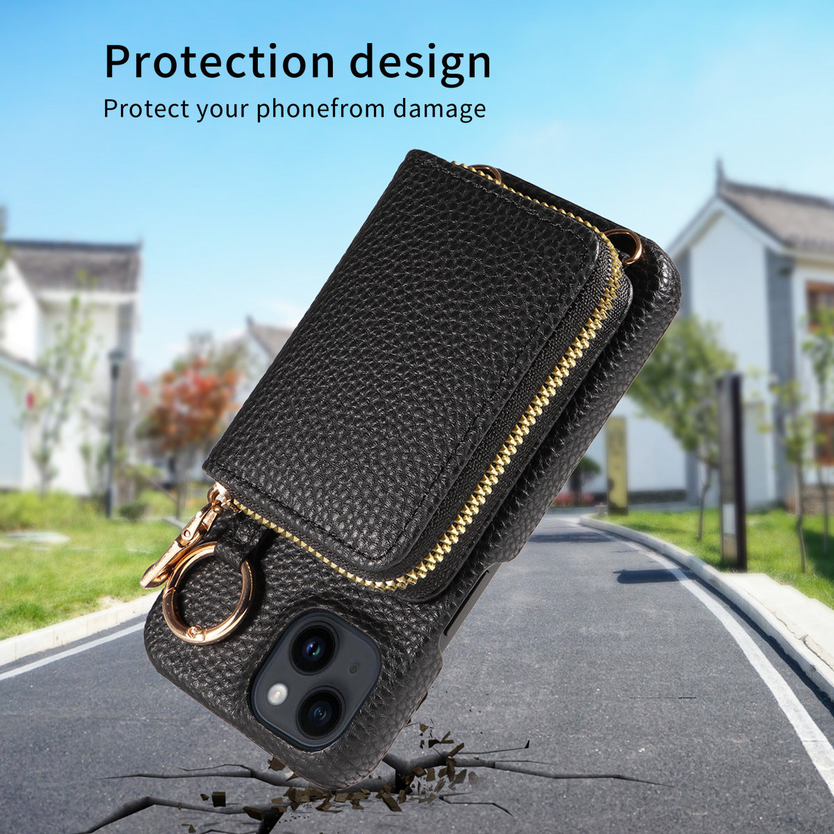 Premium High-Quality Magnetic Wallet iPhone Case – Detachable Design, Lashing Functionality, Stylish & Durable Protection