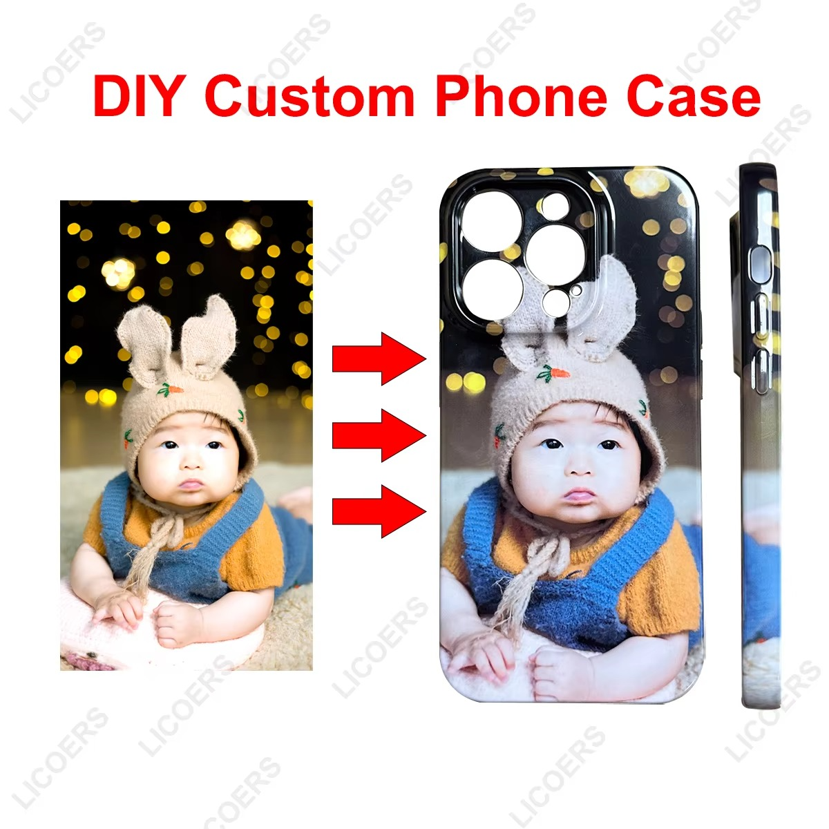 Premium Apple iPhone Case, MagSafe Compatible, Camera Lens and Screen Protection, Ultra Thin, Shockproof, Magnetic, Full All Around Protection, Custom Photo Magnetic Cover